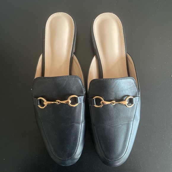 Shoes - Mules with Horsebit Detail